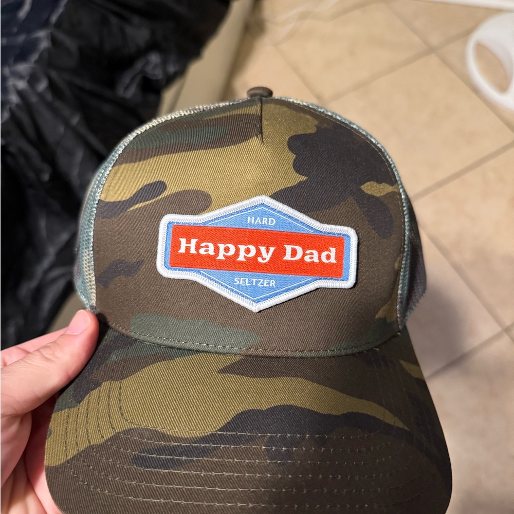 Happy Dad Camo Trucker Hat